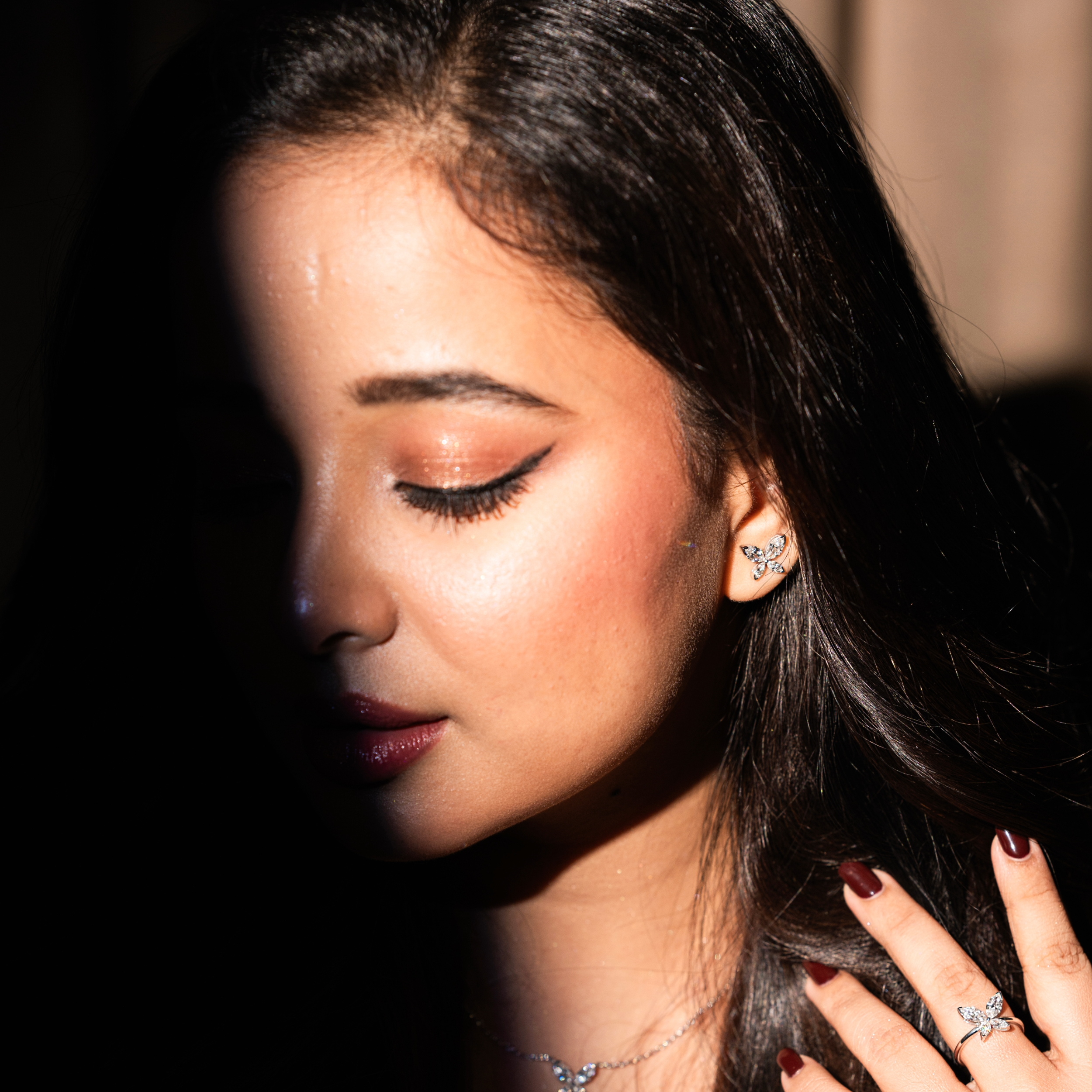 Lavish Lab Diamond Silver earring for Women (SES-AG008)