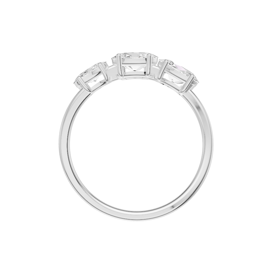 Floria Lab Diamond Silver Ring for Women (SRB-AG054)