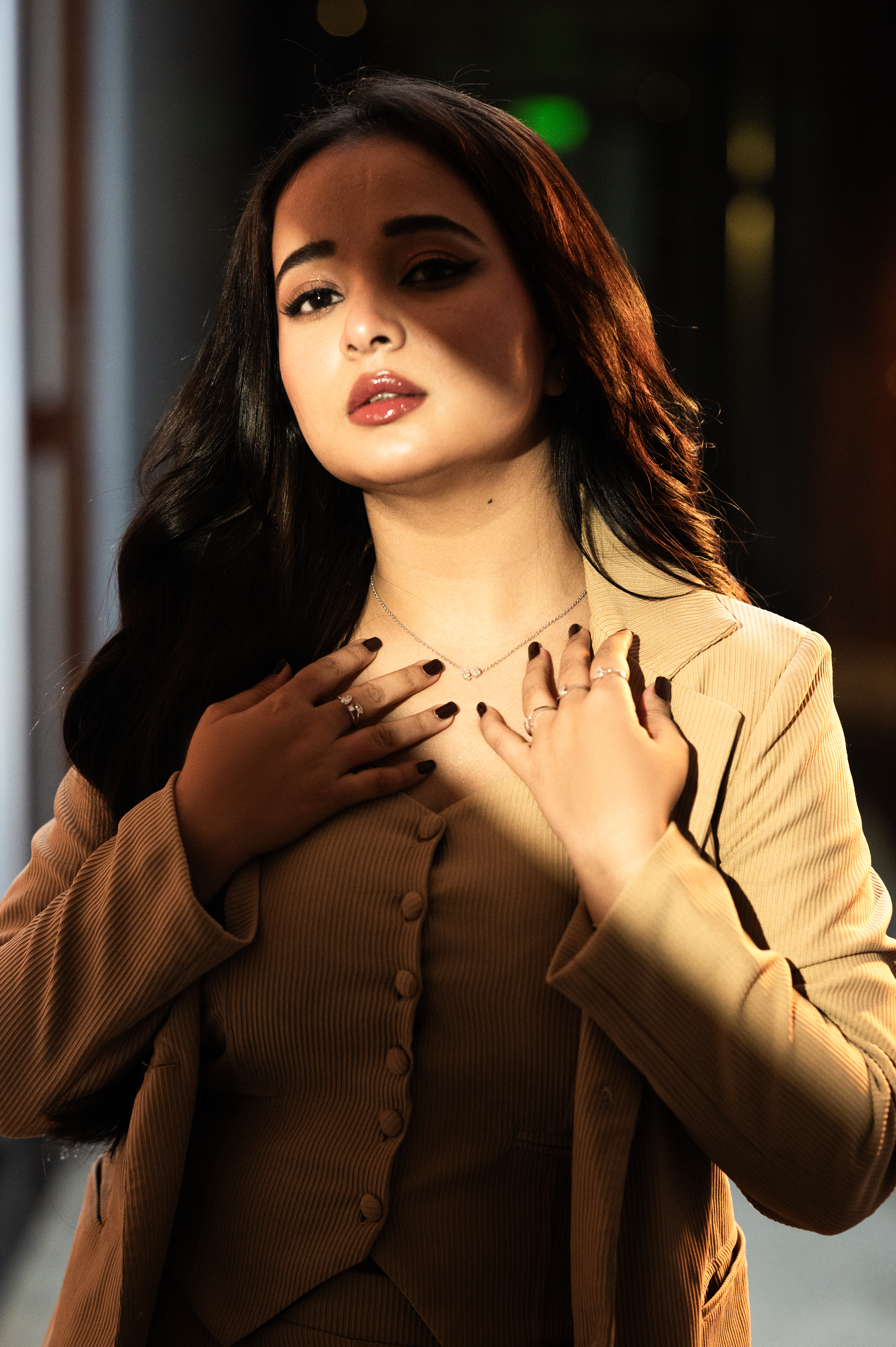 Ever pure Lab Diamond Silver Pendant for Women (SPC-AG004)