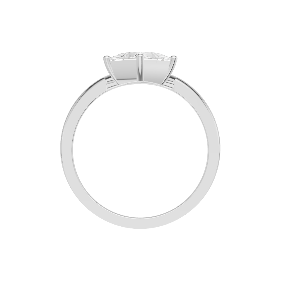 Serene Lab Diamond Silver Ring for Women (SRB-AG001)