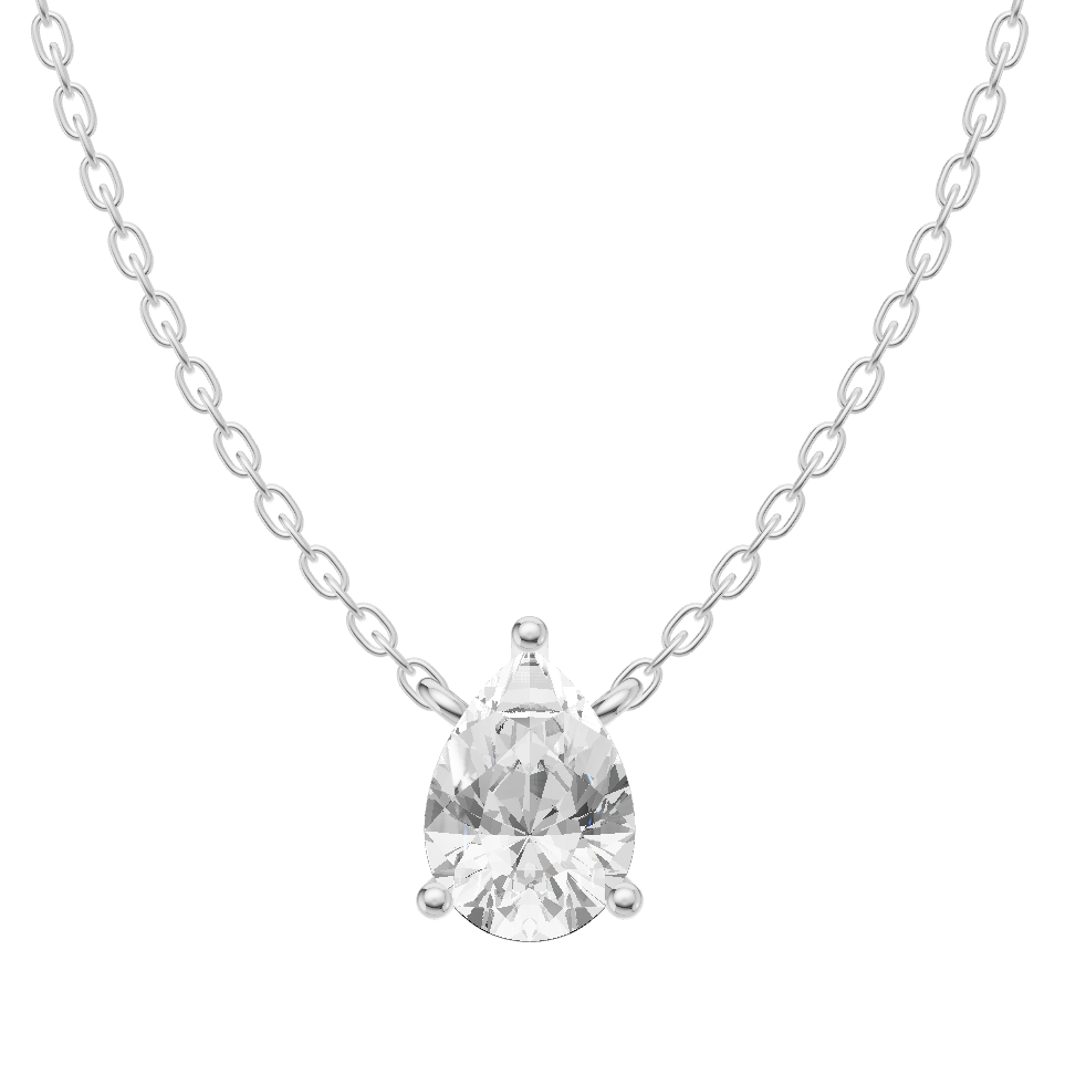 Refined Glow Lab Diamond Silver Pendant for Women (SPC-AG007)