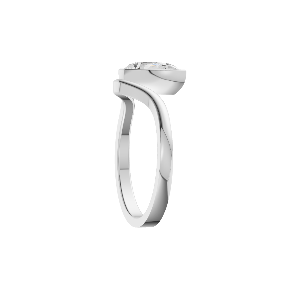 Timeless Lab Diamond Silver Ring for Women (SRB-AG005)