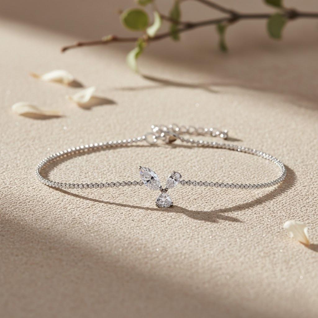 Pristine Light Lab Diamond Silver Ring for Women (SBL-AG005)